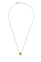 Petite Chatelaine® Pendant Necklace with Black Onyx, 18K Yellow Gold Bezel and Pavé Diamonds